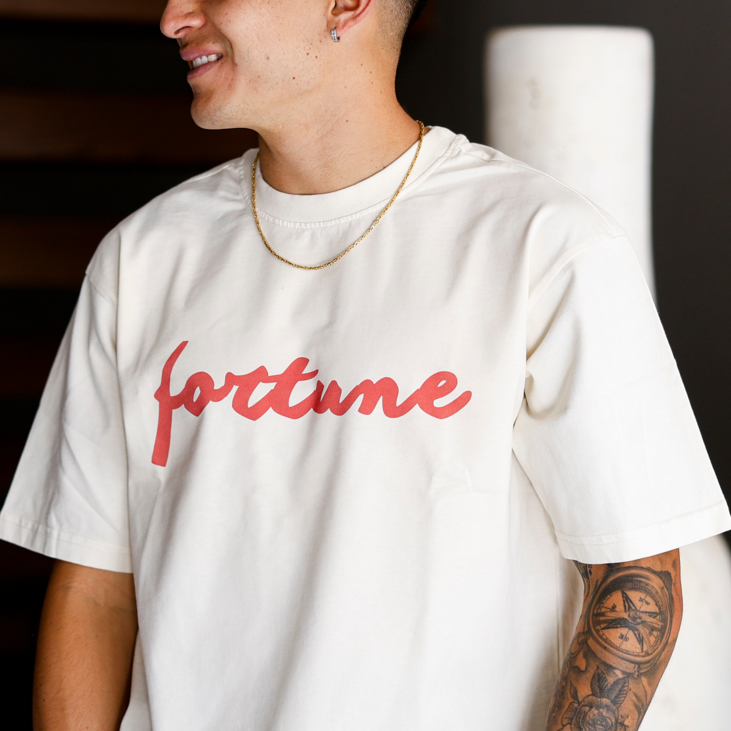 CAMISETA LOVE IT / LOSE IT BEIGE